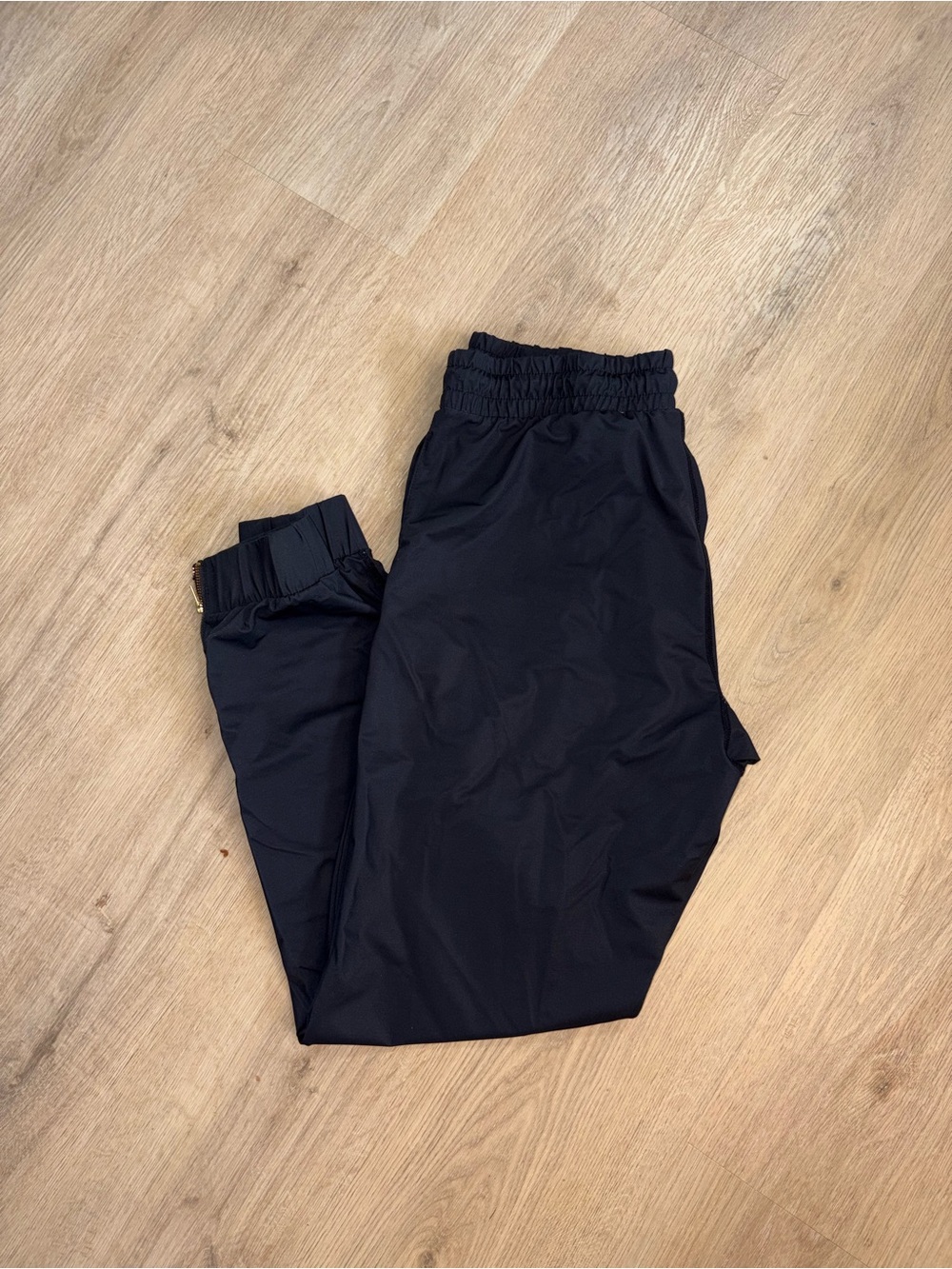 Black Elastic Waist joggers
